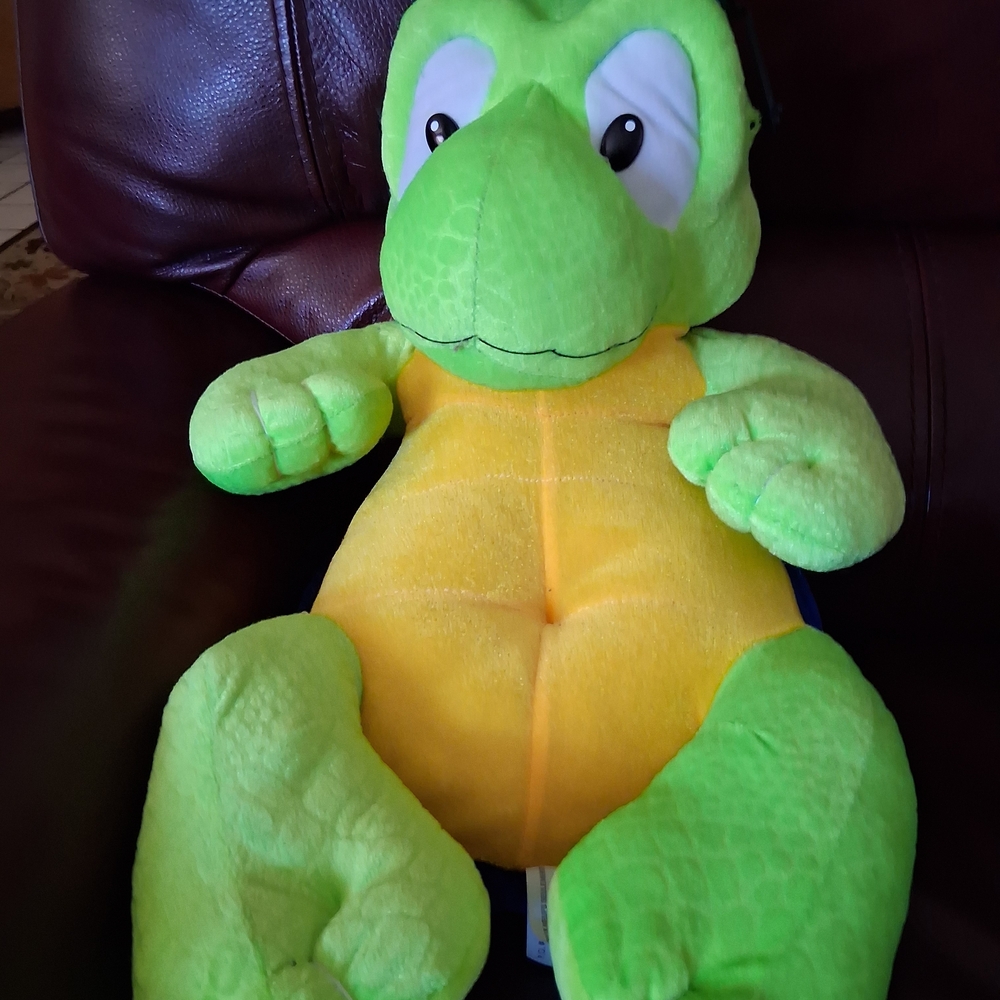 Big T Stuffed Plush Turtle Green Blue Orange Cool Sunglasses